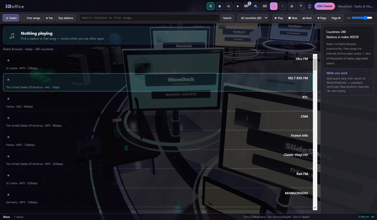 WaveDeck radio