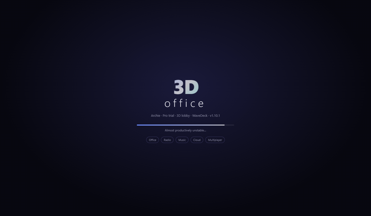 3Doffice desks and monitors